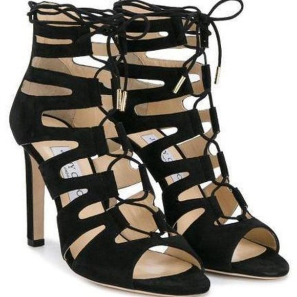 Jimmy Choo Shoes - 🧨HOST PICK🧨Jimmy Choo Black Suede HITCH Sandals